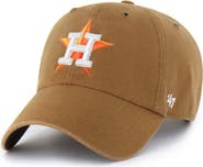 CARHARTT X 47 Men's Carhartt x '47 Brown Houston Astros Clean Up Adjustable Hat