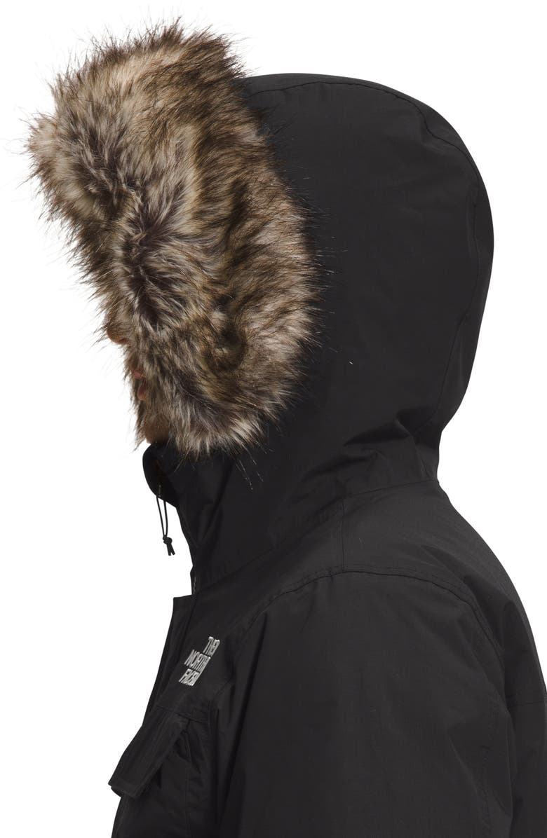The North Face McMurdo Water Repellent 600 Fill Power Down Parka with Faux Fur Trim, Alternate, color,
