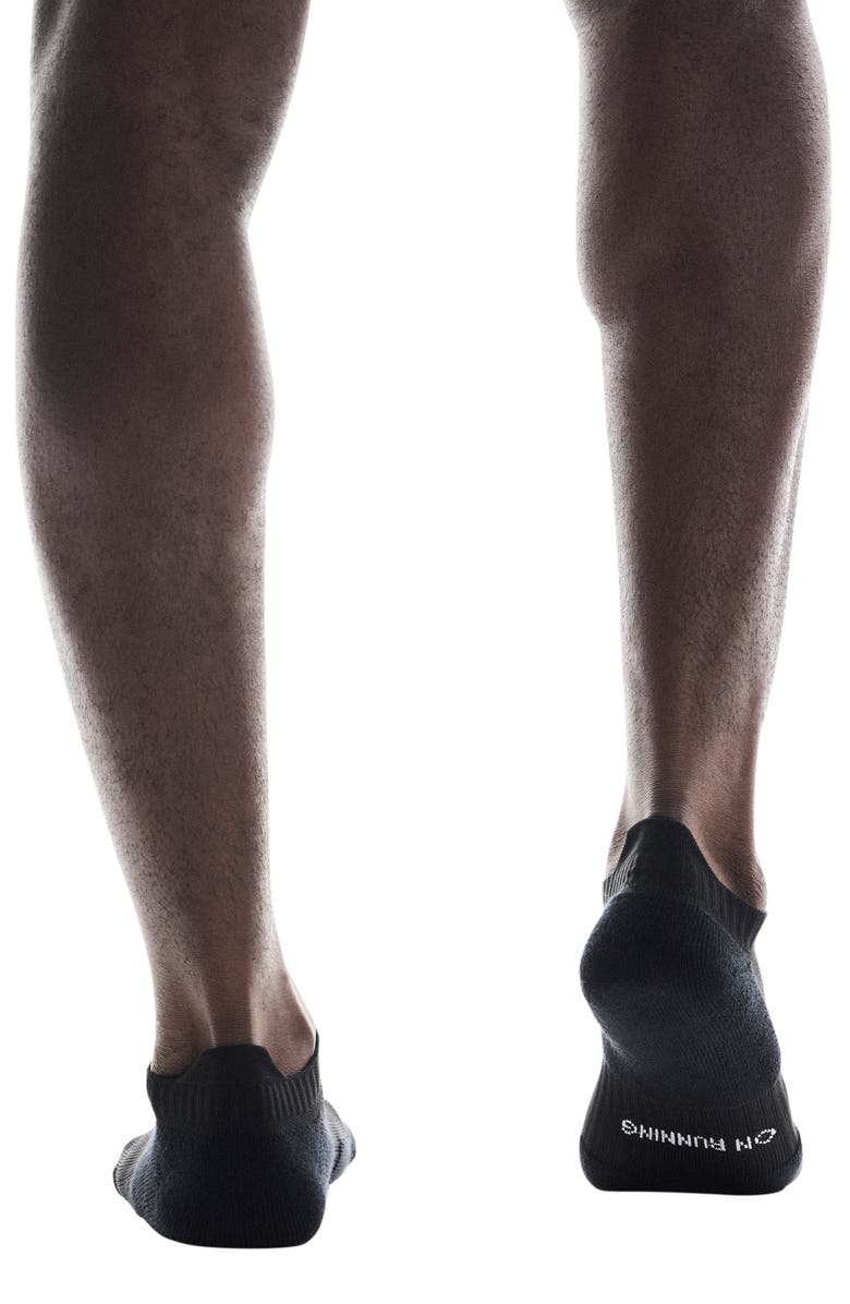 On 2-Pack Core Run Low Cut Socks, Alternate, color, Black