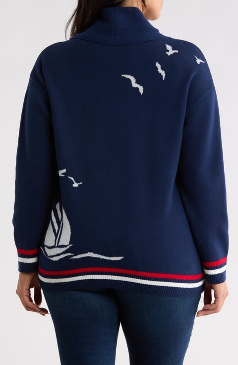 Dockside Shawl Collar Cardigan