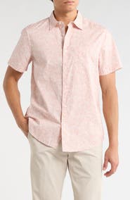 Nordstrom Short Sleeve Poplin Button-Up Shirt