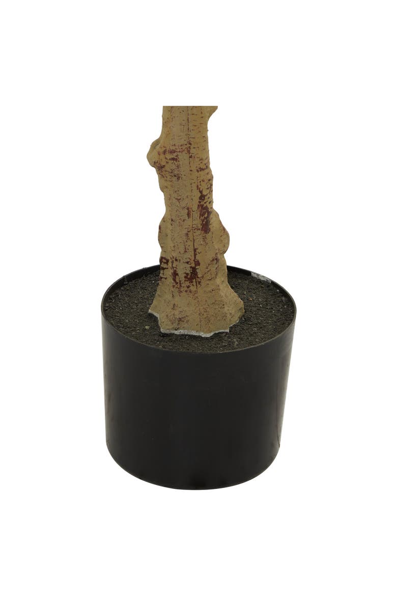 Green Faux Foliage Potted Artificial Tree, Alternate, color, GREEN