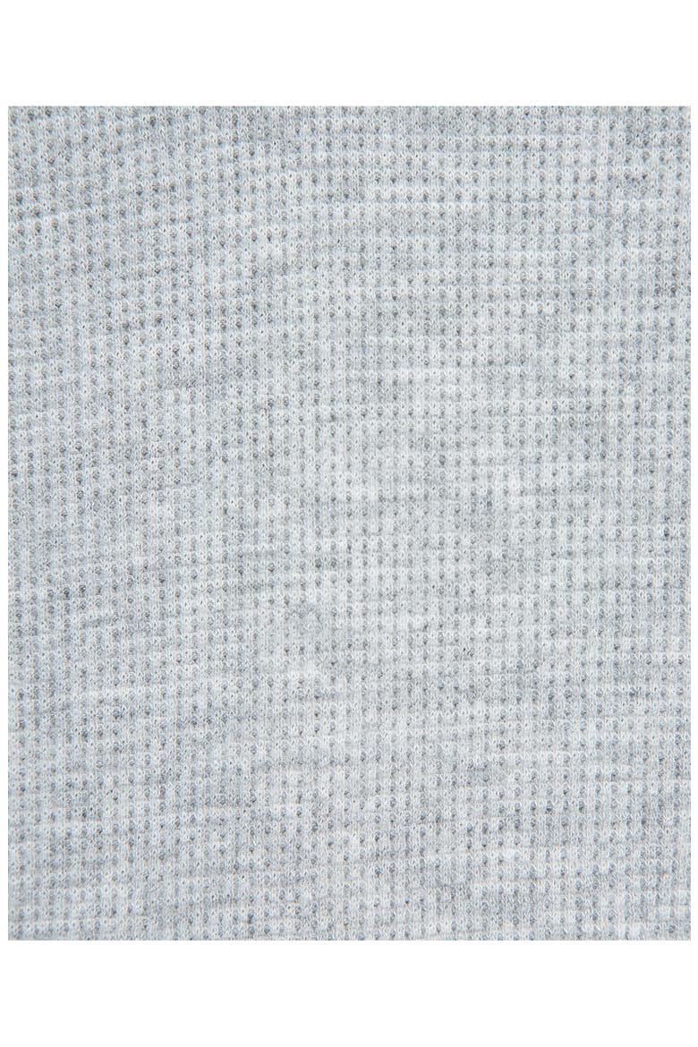 Waffle Knit Bodysuit & Pants Set, Alternate, color, HEATHER GRAY