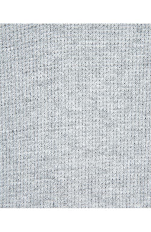 Little Me Waffle Knit Bodysuit & Pants Set In Gray