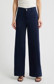 Wit & Wisdom Skyrise Patch Pocket Wide Leg Pants