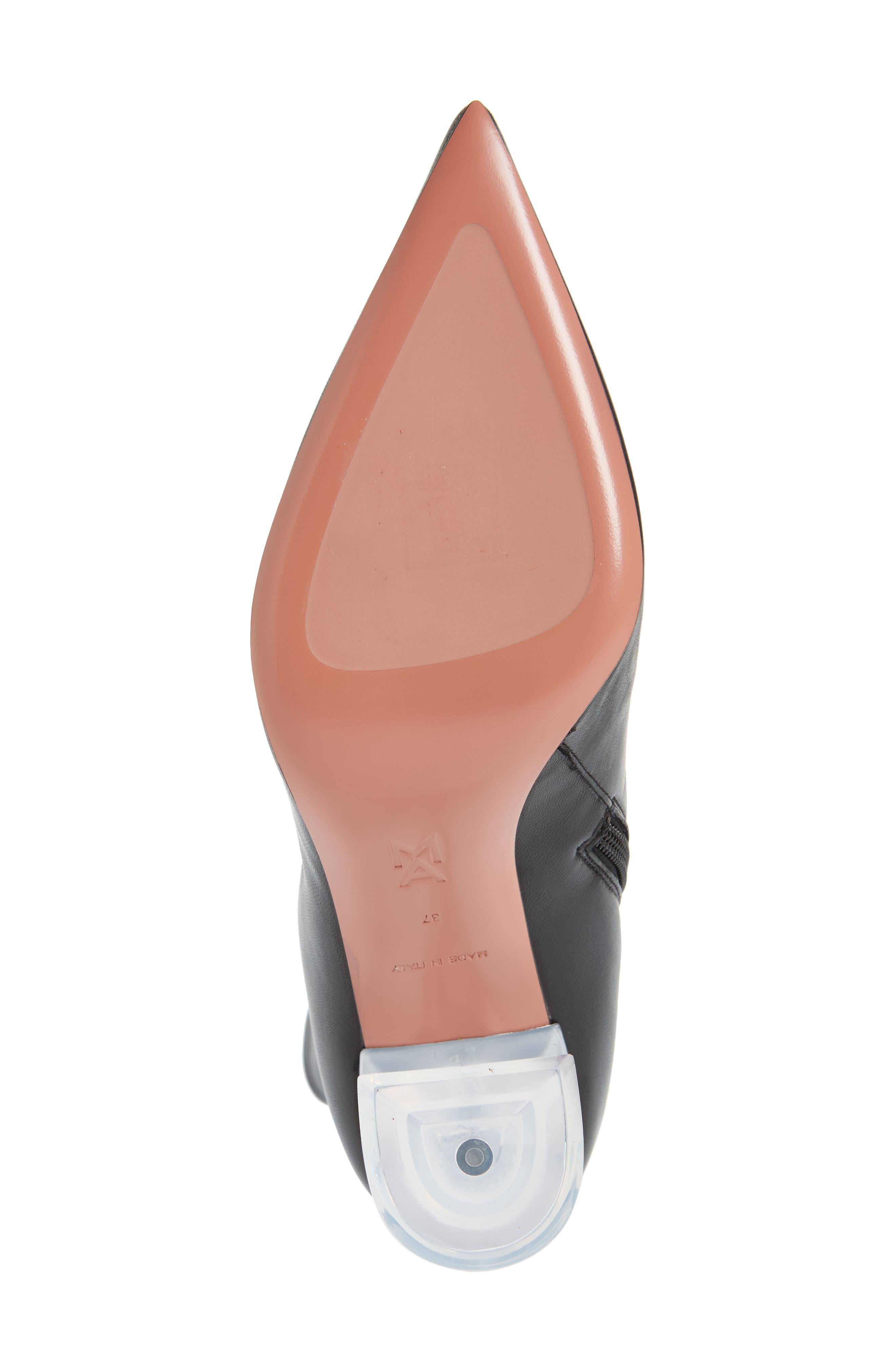 Amina Muaddi Giorgia Glass Bootie, Alternate, color, 