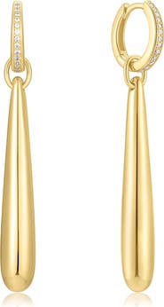 ANIA HAIE Elongated Droplet Earrings