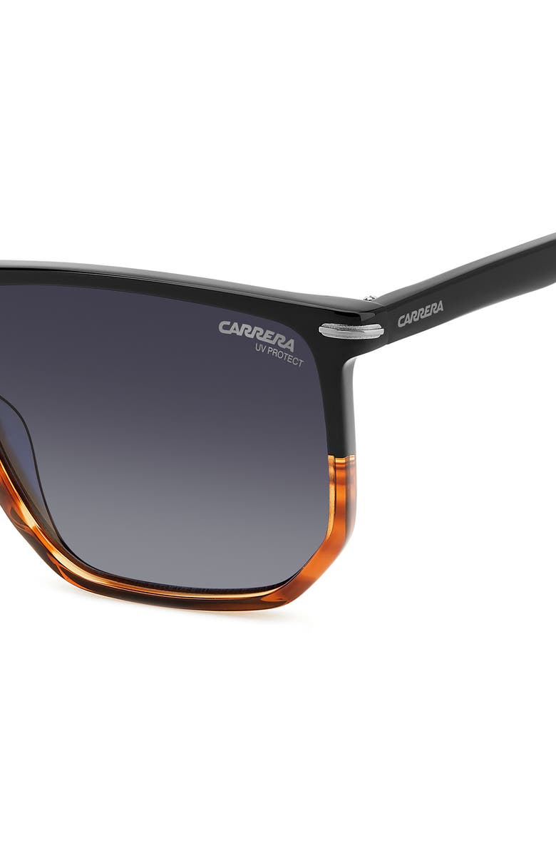 Carrera Eyewear 58mm Square Sunglasses, Alternate, color, Black Havana