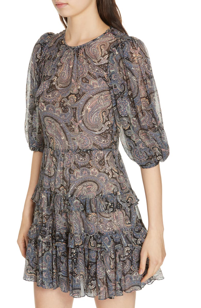 Rebecca Taylor Slene Paisley Dress, Alternate, color,