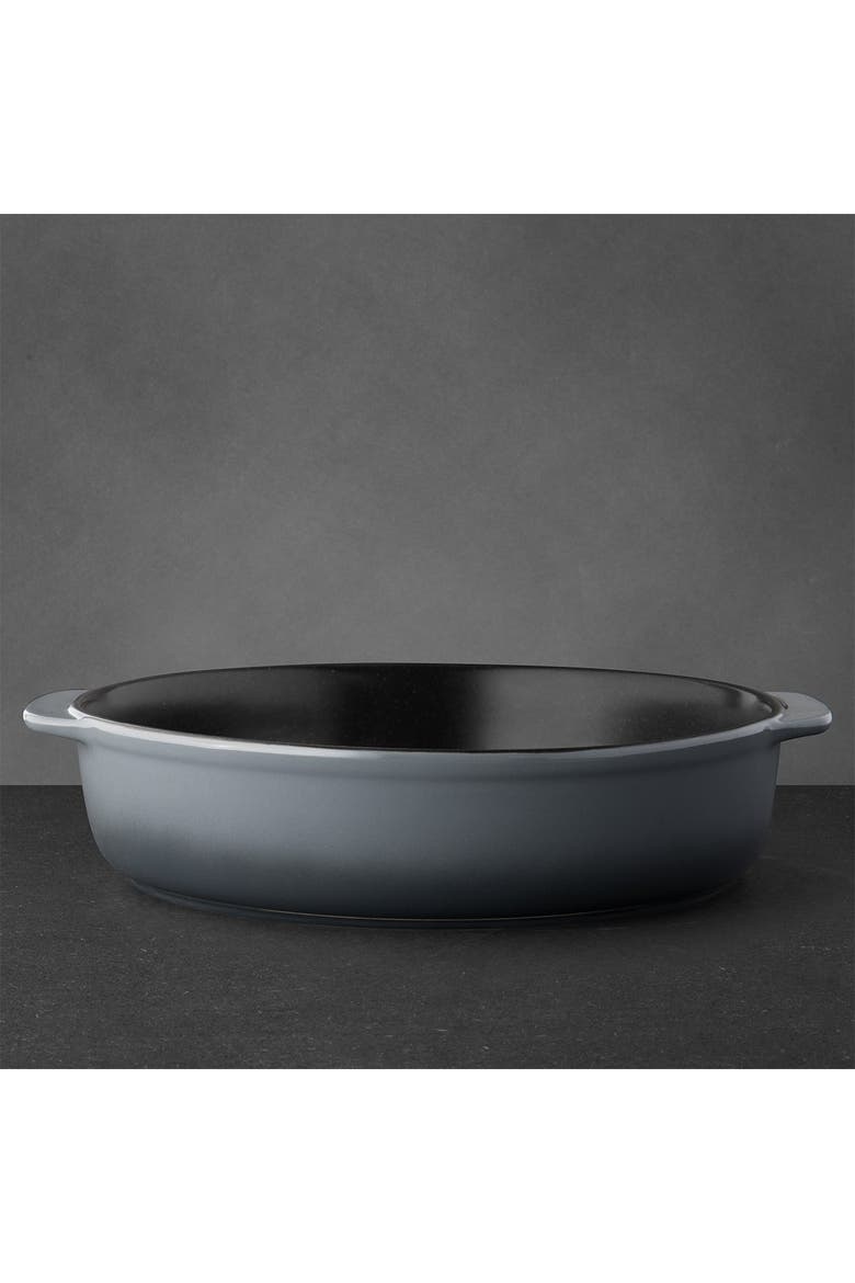 Grey Gem 12.5" Stoneware Round Baking Dish, Alternate, color, MULTI
