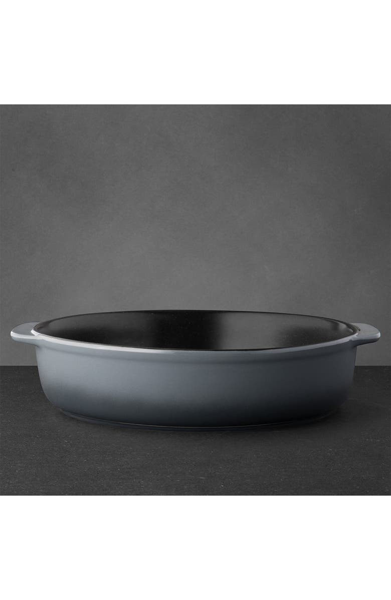 BergHOFF Grey Gem 12.5" Stoneware Round Baking Dish, Alternate, color, Multi