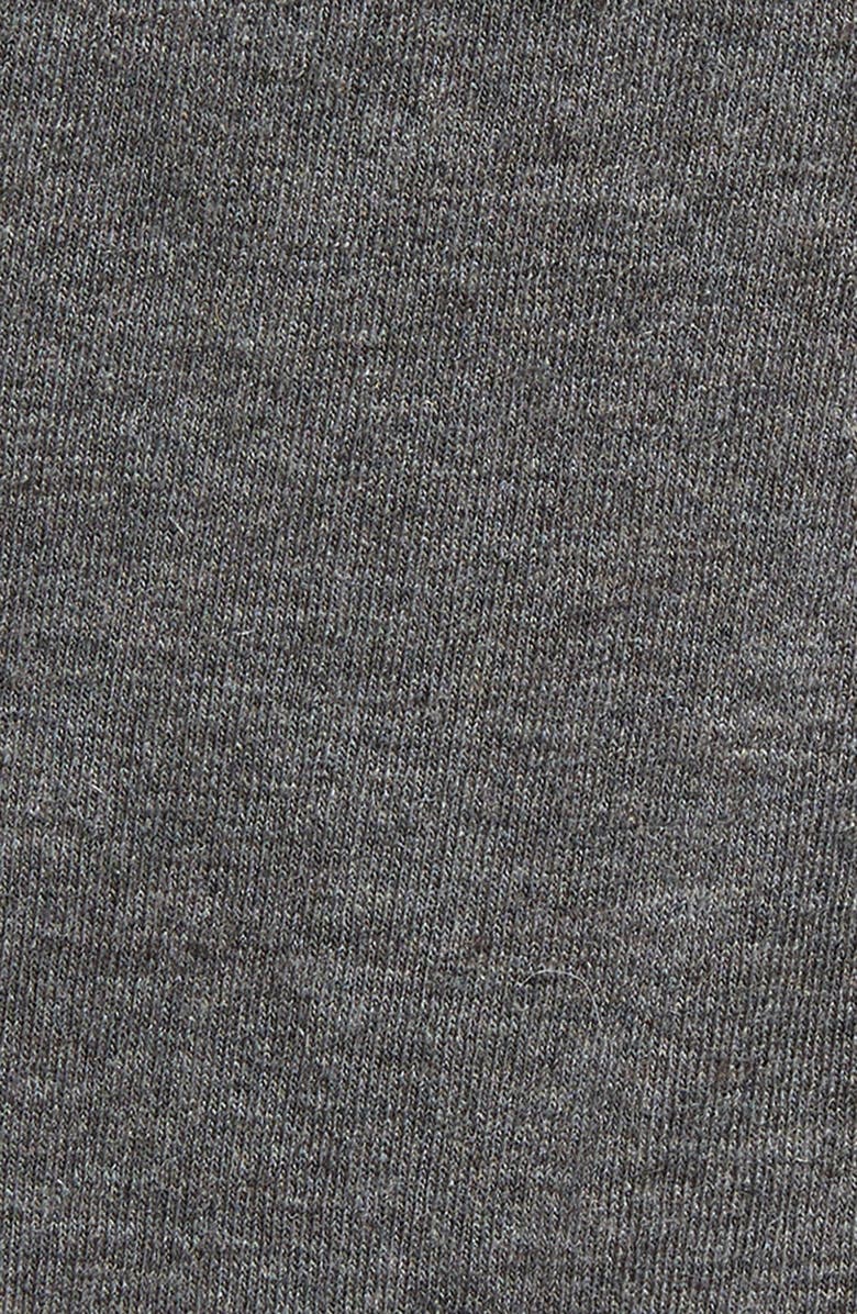 Oroblu Cheryl Quarter Socks, Alternate, color, Grey Melange