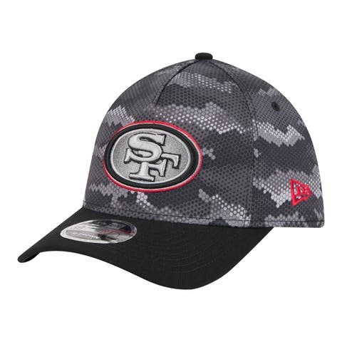 Men's New Era  Black San Francisco 49ers Camo A-Frame 39THIRTY Flex Hat