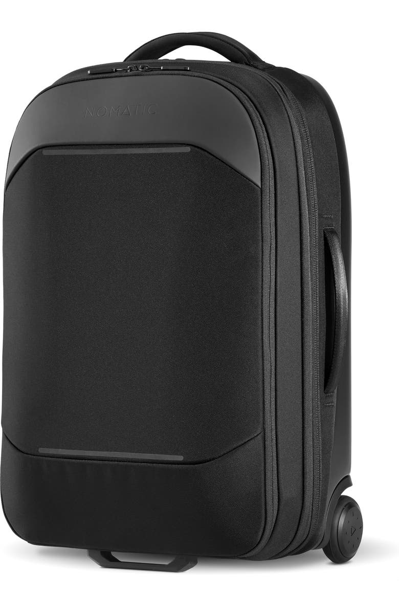 NOMATIC Carry-On 37L w/ 8L Built-In Expansion -- Premium Roller Luggage, Alternate, color, Black