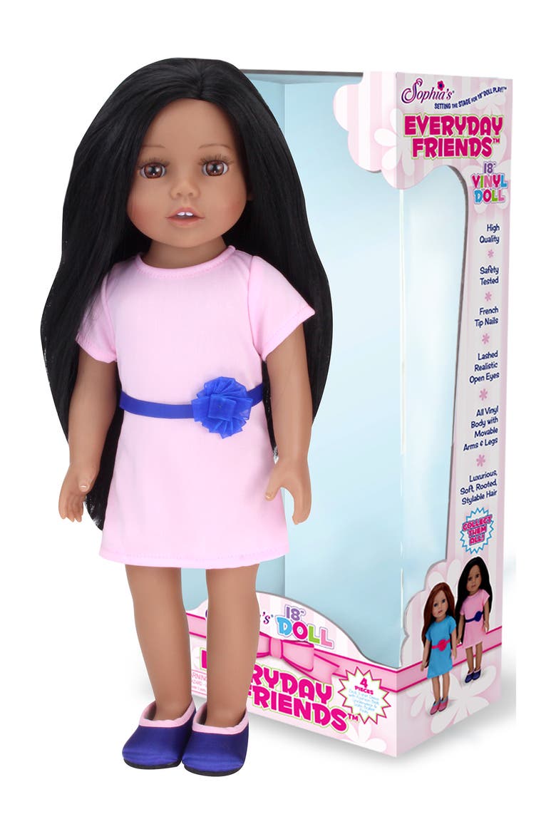 Sophia's Heritage Collection Everyday Friends 18-Inch Doll, Main, color, LIGHT PINK