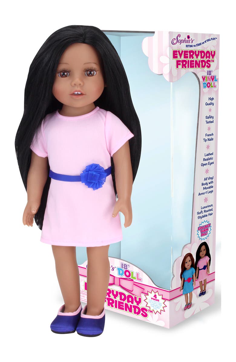 Teamson Kids Sophia's Heritage Collection Everyday Friends 18-Inch Doll, Main, color, 