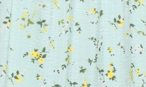 August Sky Floral Tie Strap Sundress In Multi