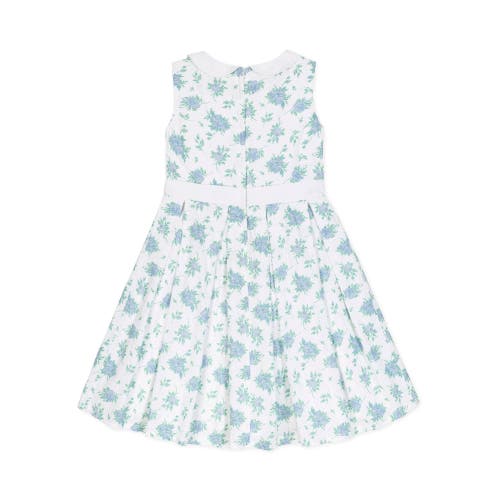 Hope & Henry Girls' Linen Tea Dress, Kids In Coastal Cottage Floral