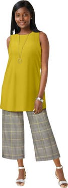 Jessica London Stretch Knit Tunic Tank