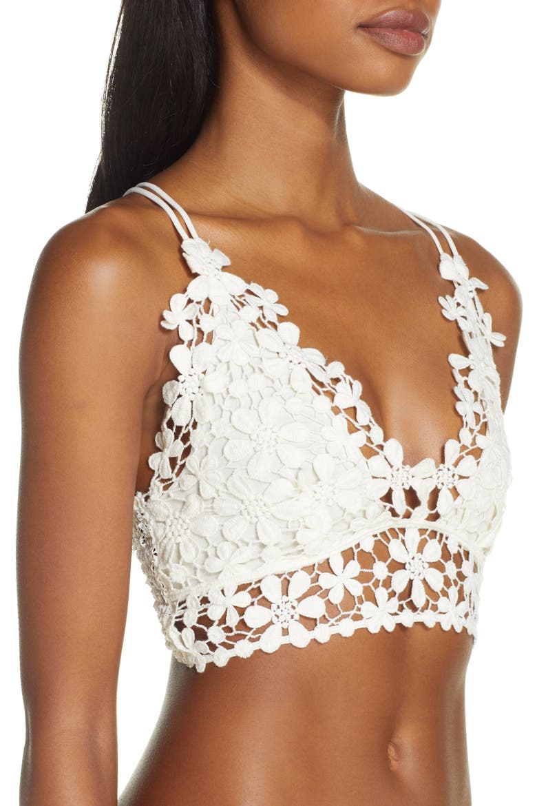 Intimately FP Miss Dazie Bralette, Alternate, color, WHITE