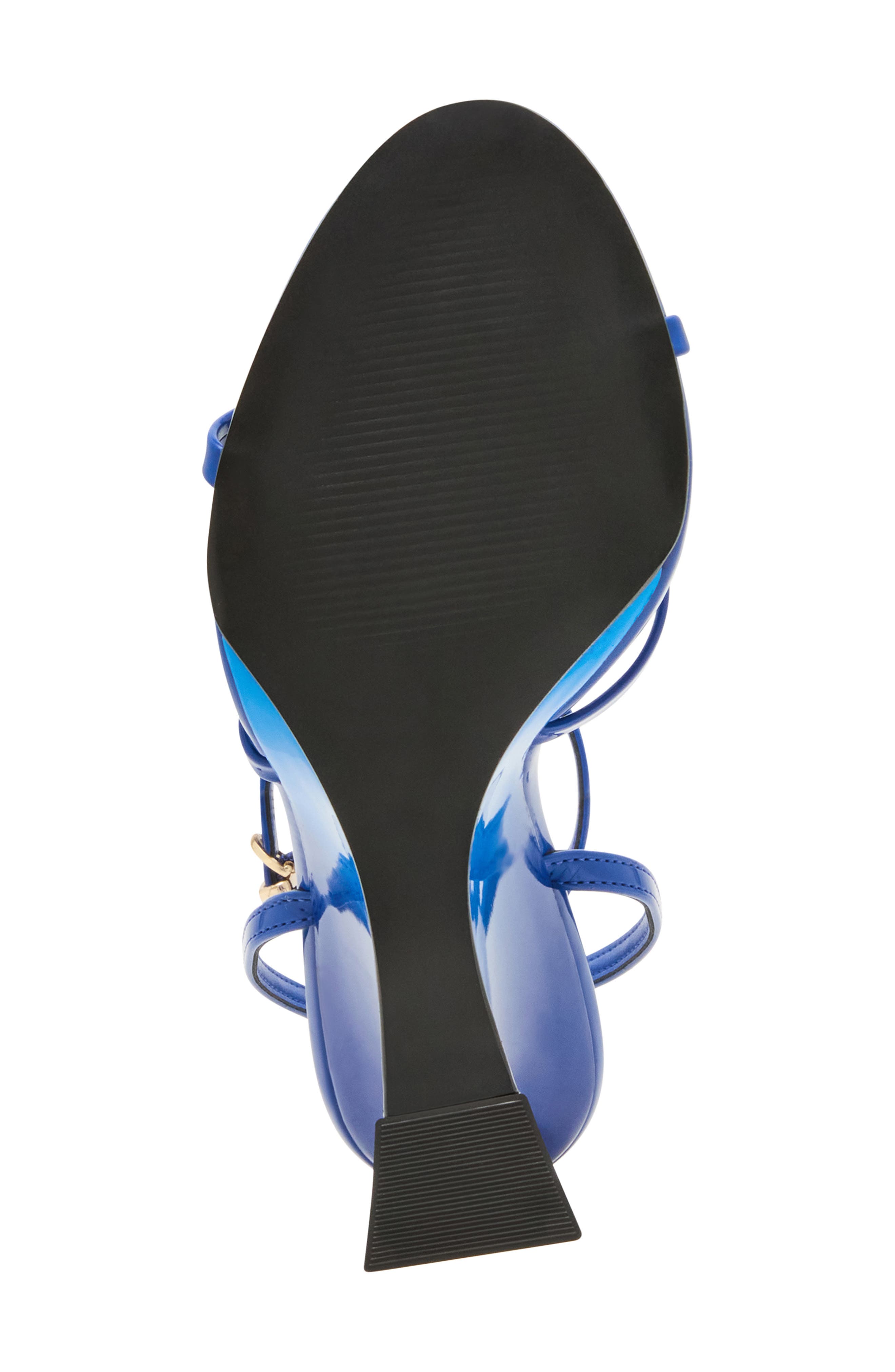 Steve Madden Layers Ankle Strap Wedge Sandal, Alternate, color, Cobalt