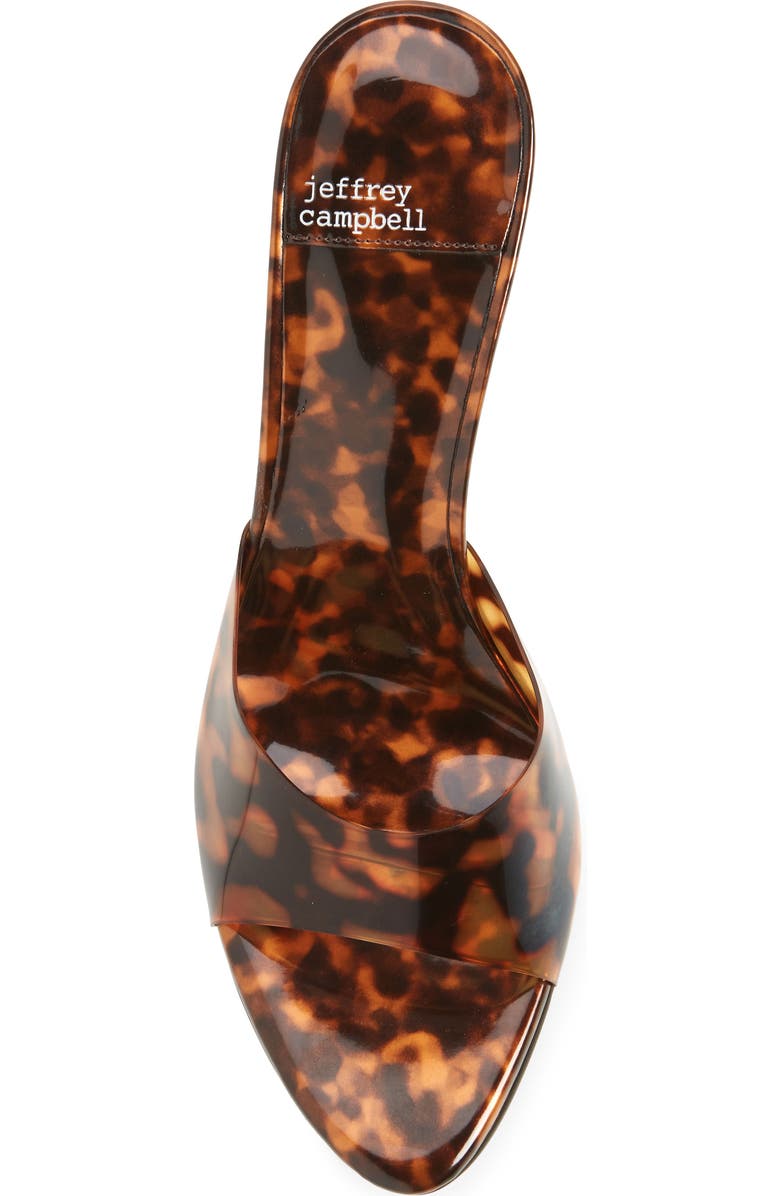 Jeffrey Campbell Agent Slide Sandal, Alternate, color, Tortoise