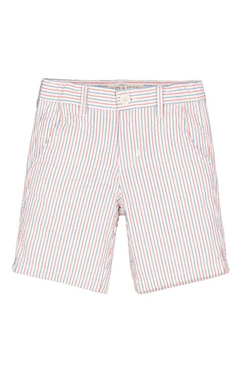 Baby Boys' Organic Seersucker Short, Infant