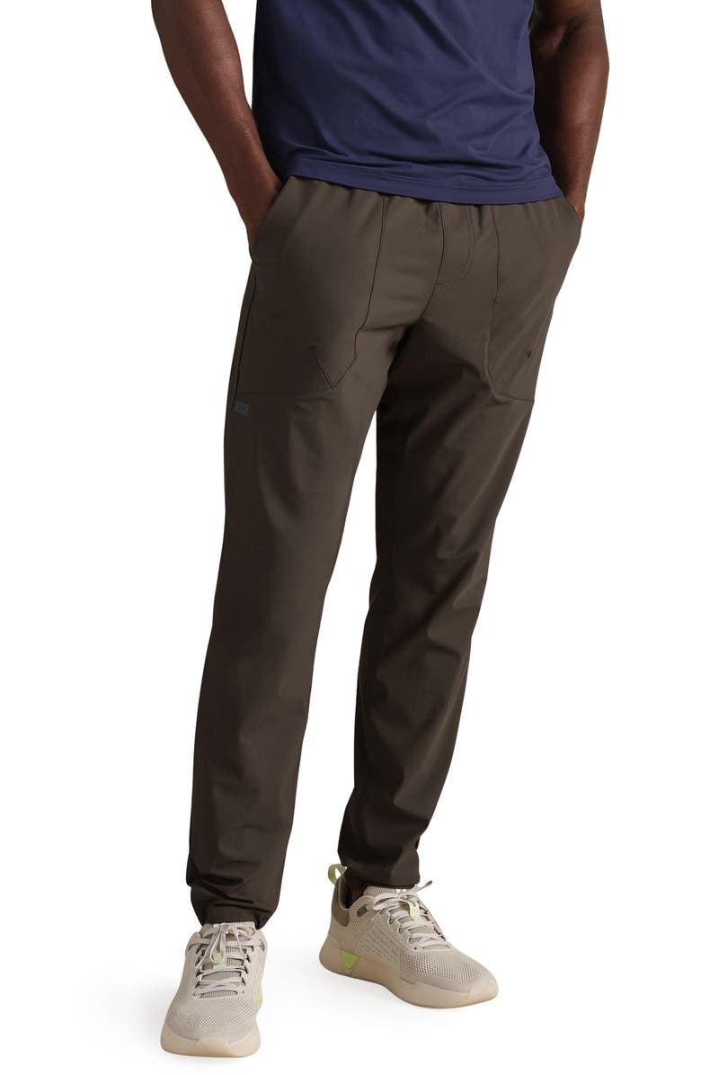 Rhone Pursuit Training Pants, Main, color, Cafe Noir