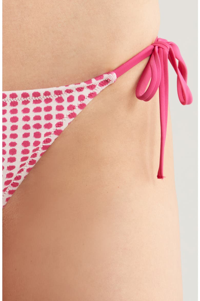 Rekka Side Tie Bikini Bottoms, Alternate, color, SISAY RASPBERRY