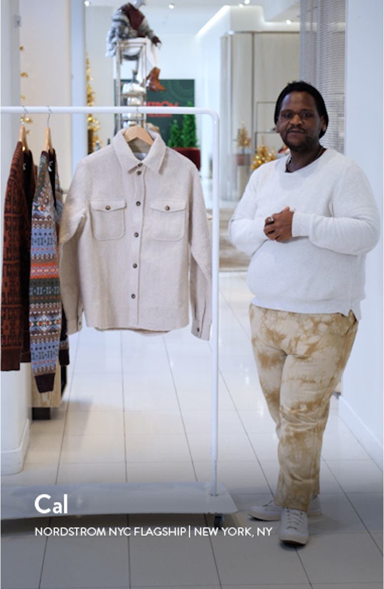 Lennon Bouclé Overshirt, sales video thumbnail
