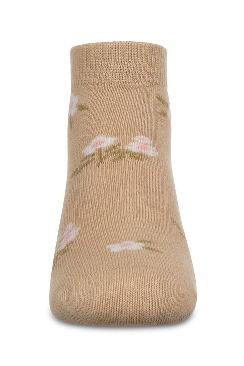 Blissful Bloom Anklet Socks, Alternate, color, Tan