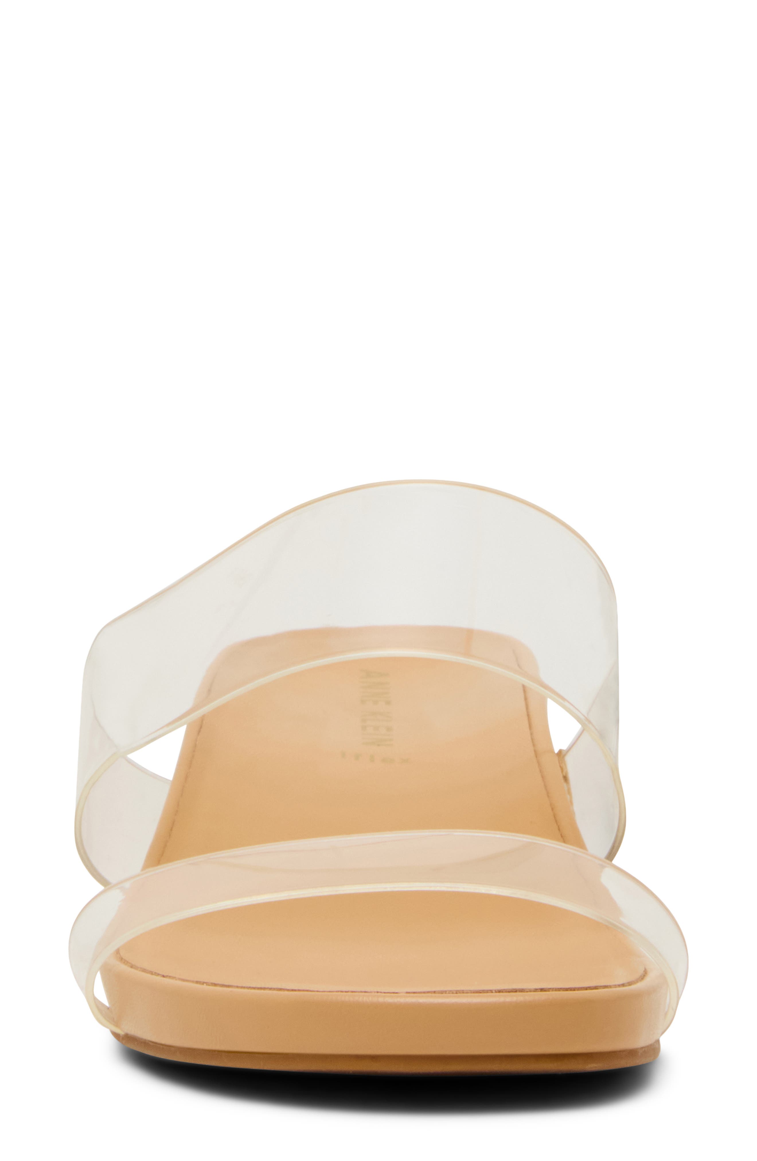 Anne Klein Kapricorn Wedge Sandal, Alternate, color, Clear