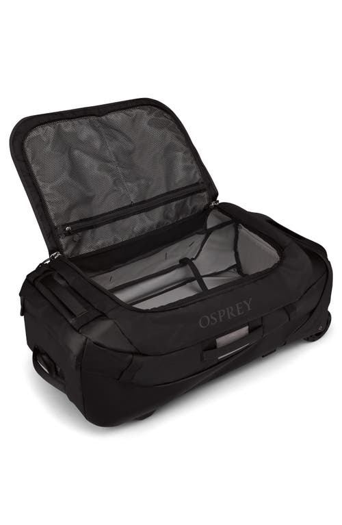 Osprey Transporter 90-liter Duffle Wheeled Luggage In Raven Black/black