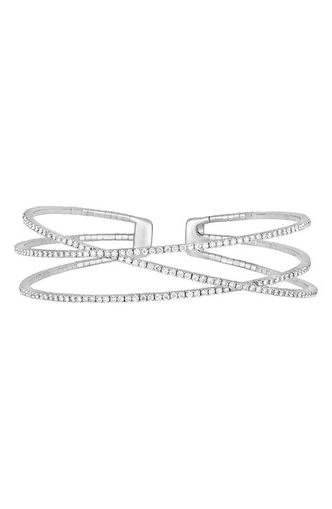 Audrey Diamond Cuff Bracelet (Online Trunk Show)