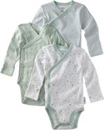 BUTTERBLU Sterling Side Snap Organic Cotton Assorted 3-Pack Bodysuits