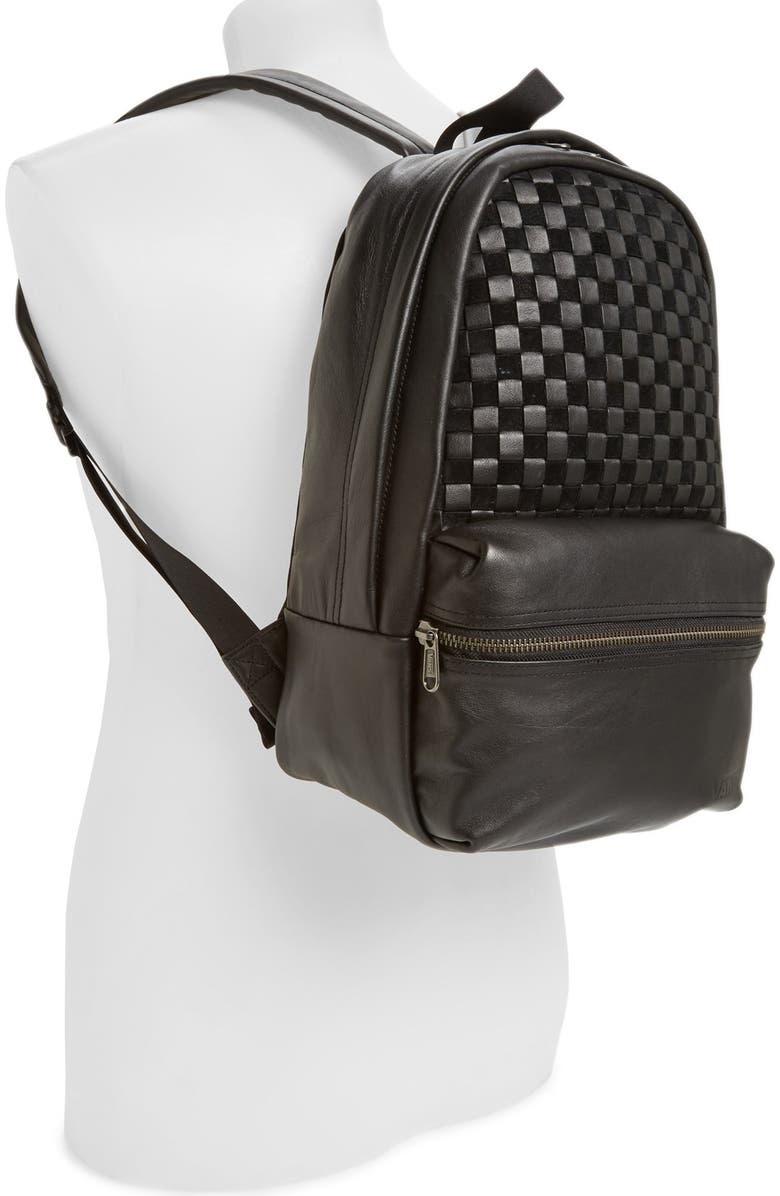 Vans 'Calico Plus' Leather Backpack, Alternate, color,