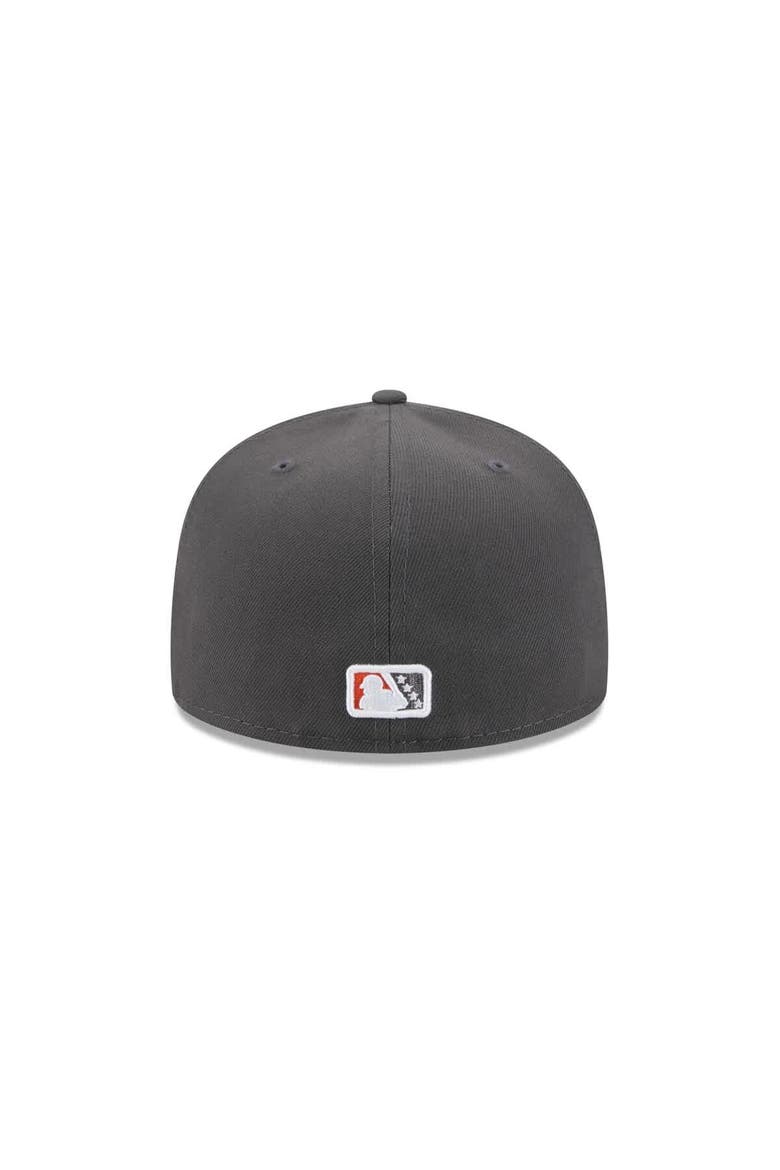 Men's New Era  Gray Lehigh Valley IronPigs Theme Nights 59FIFTY Fitted Hat, Alternate, color, Gray
