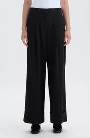 NVLT Cuffed Wide Leg Pants