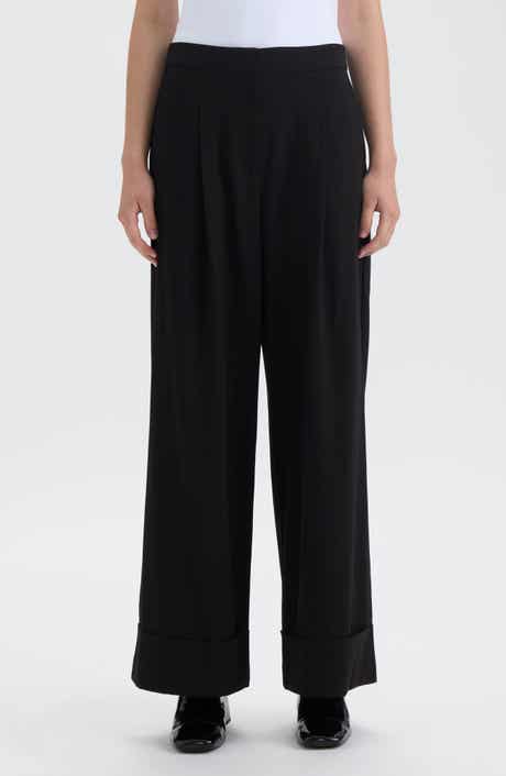 NVLT Cuffed Wide Leg Pants