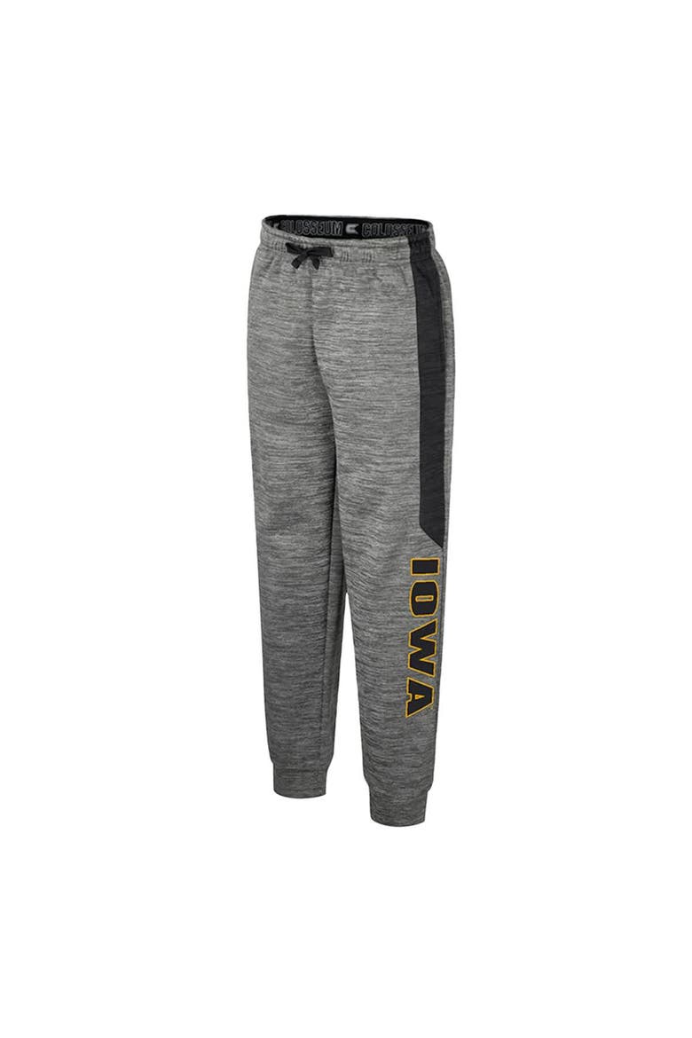 Youth Colosseum Heather Gray Iowa Hawkeyes Fleece Pants, Alternate, color, Heather Gray