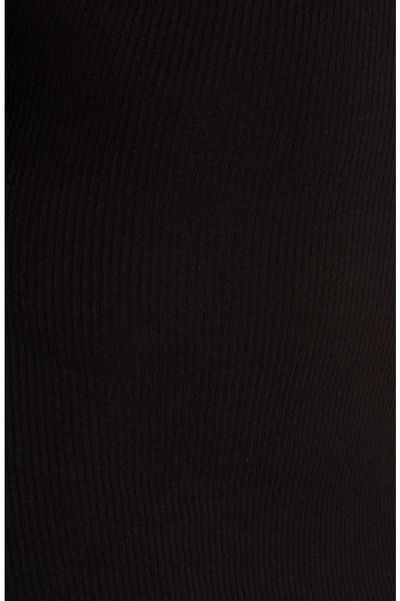 Side Tie Asymmetric Hem Tank Dress, Alternate, color, BLACK