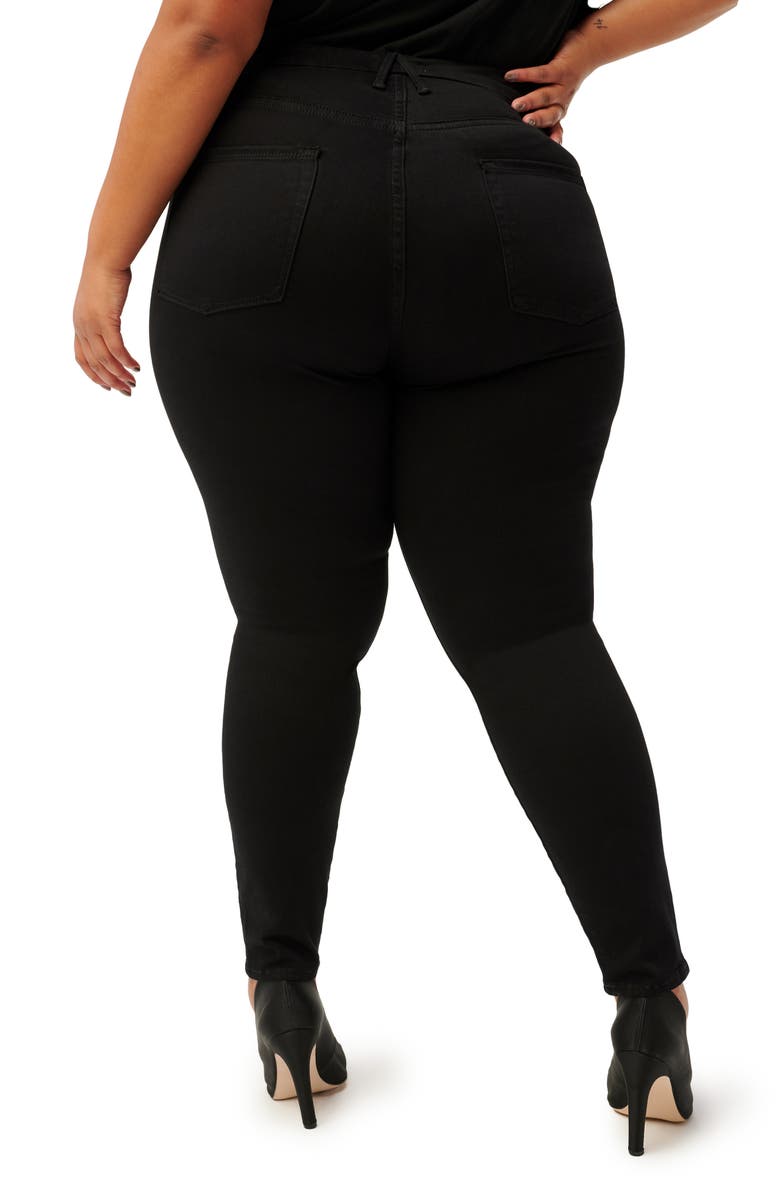 Good American Good Legs High Waist Crop Skinny Jeans, Alternate, color, 