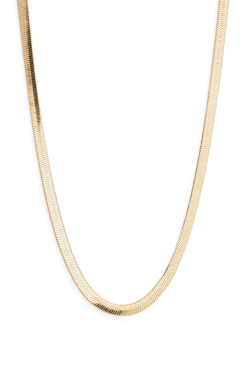 Python Snake Chain Necklace, Main, color, GOLD