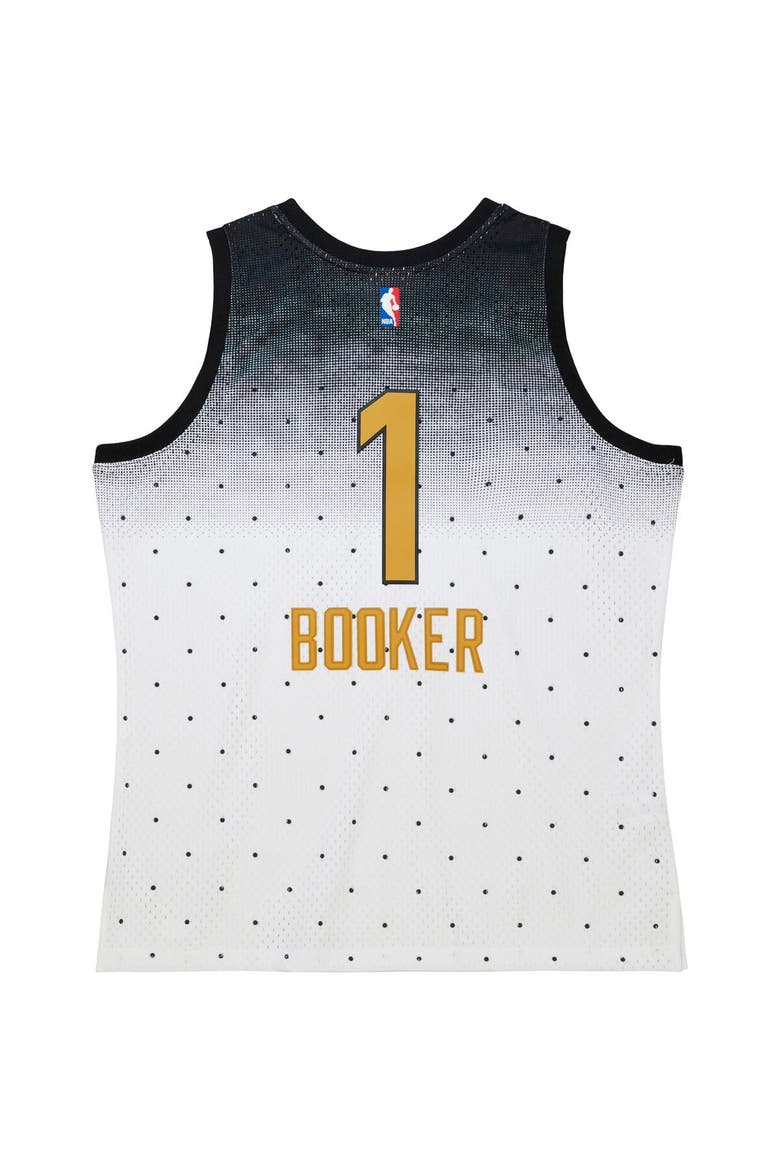Men's Mitchell & Ness Devin Booker White 2016 NBA Rising Stars Challenge Hardwood Classics Swingman Jersey, Alternate, color, White