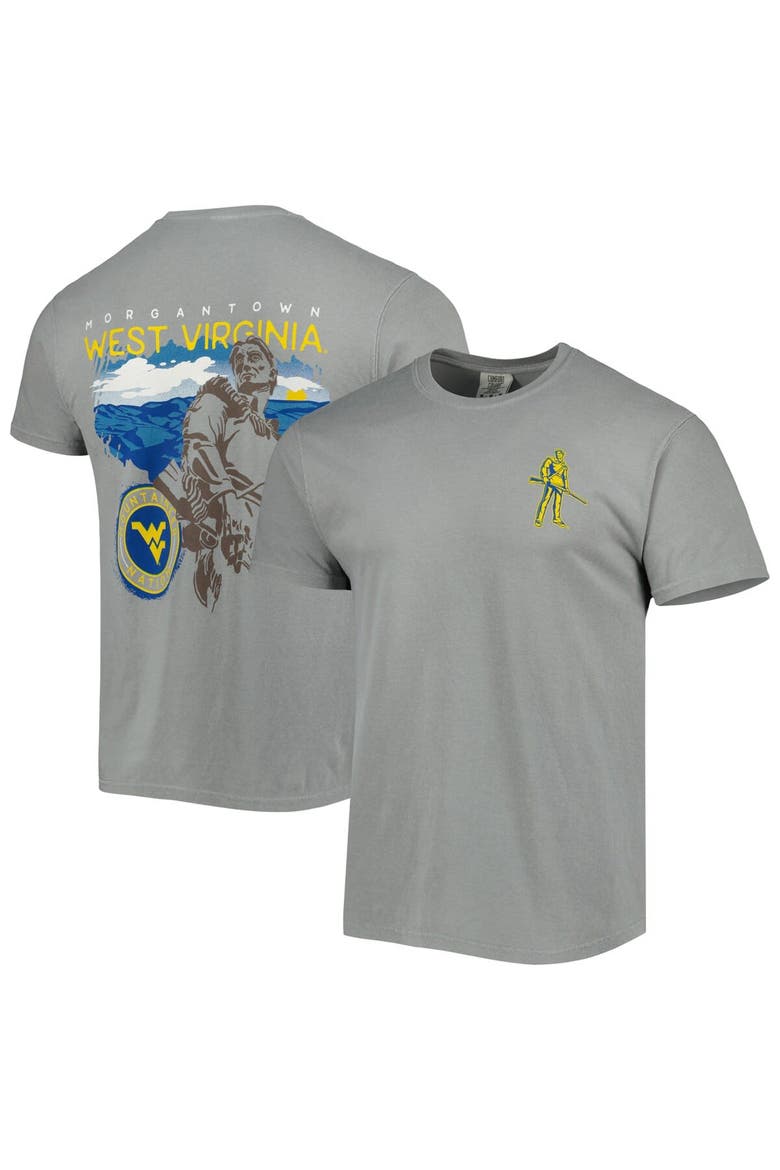 Men's Gray West Virginia Mountaineers Hyperlocal T-Shirt, Main, color, Gray