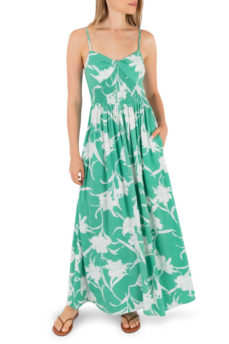Palm Springs Maxi Sundress, Main, color, SPRING GREEN