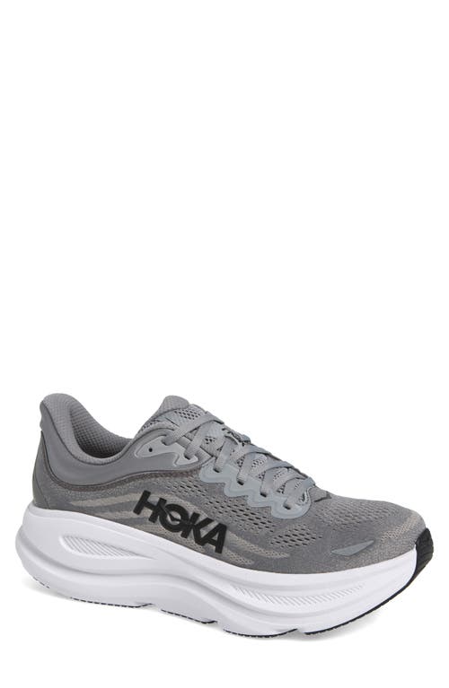 Hoka Bondi 8 Running Shoe In Gray
