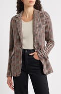 NIC+ZOE Plaid Femme Contour Knit Jacket