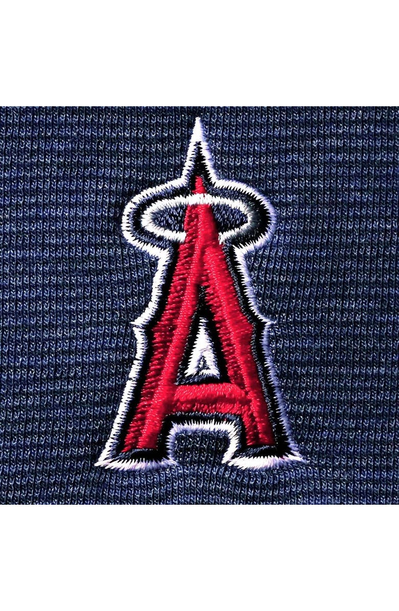 vineyard vines Men's Vineyard Vines Navy Los Angeles Angels Saltwater Quarter-Zip Jacket, Alternate, color,