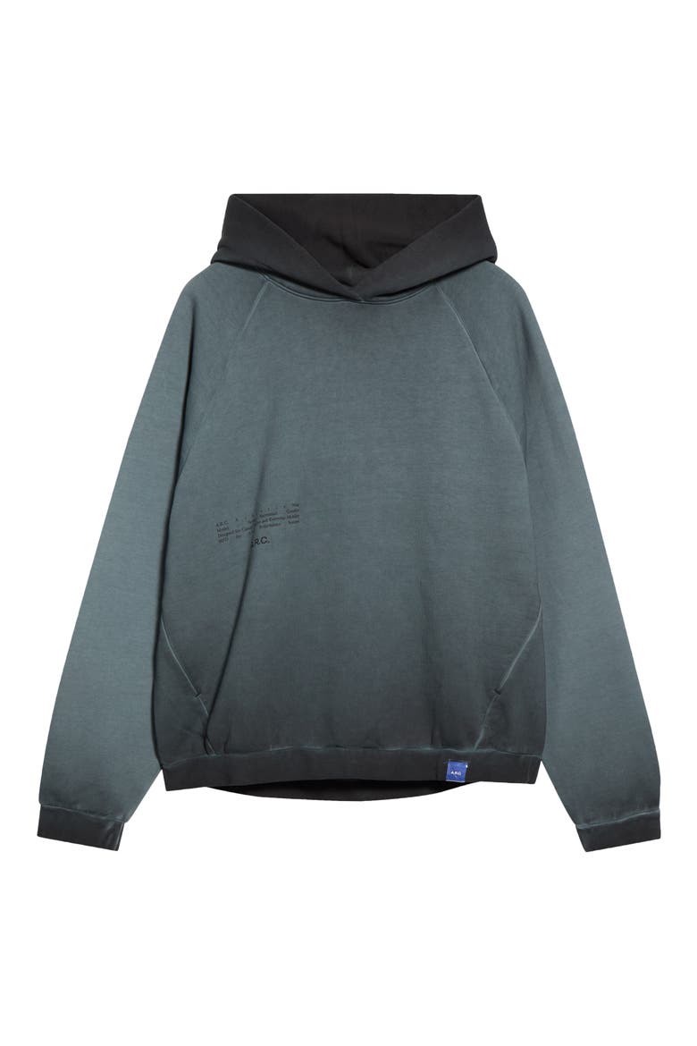 Raglan Sleeve Hoodie, Main, color, BLACK